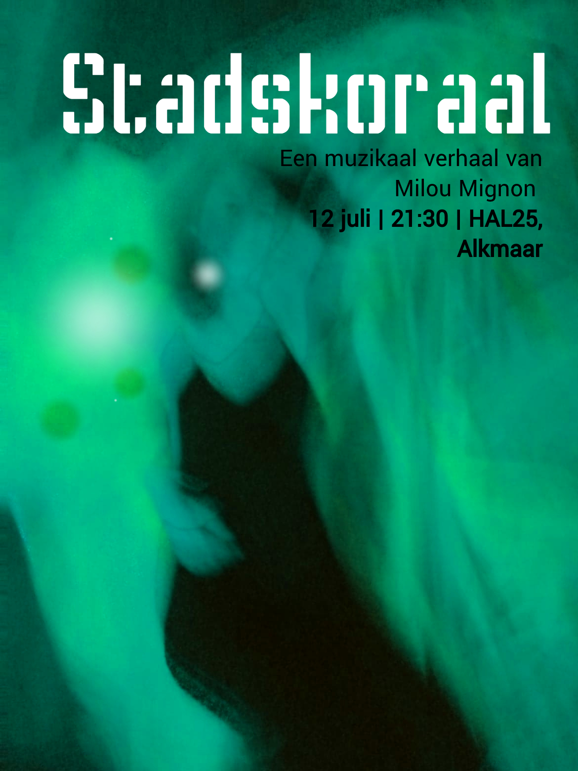 Stadskoraal - Milou Mignon, poster theater